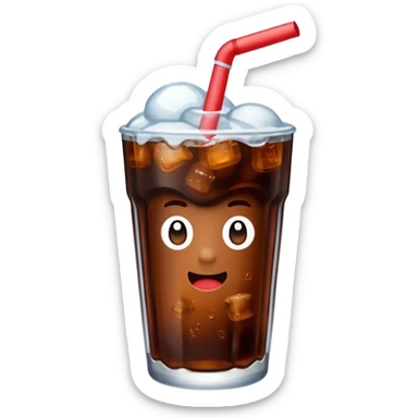 cola squeeze ice sticker