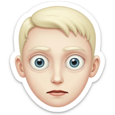 HE IS WEIRD!? sticker