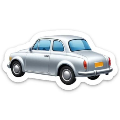 a car on a scenic highway sticker