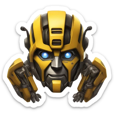bumblebee transformer sticker