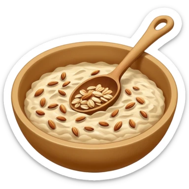 cucharada de harina de avena sticker