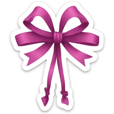 Bow sticker