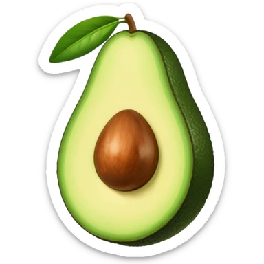 a full Avocado sticker