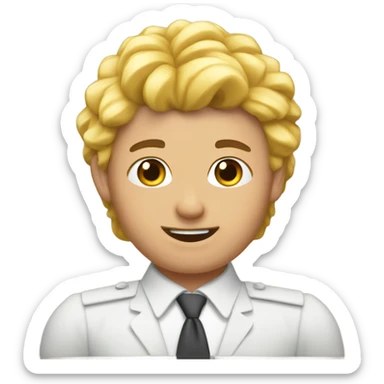 un corazón color melón  sticker