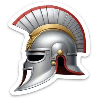 Legatus roman helmet with no gold/yellow sticker