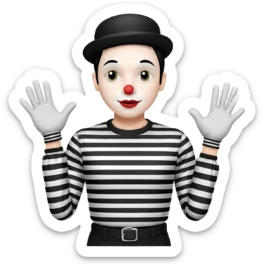 Mime sticker