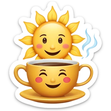 Cute good morning sticker