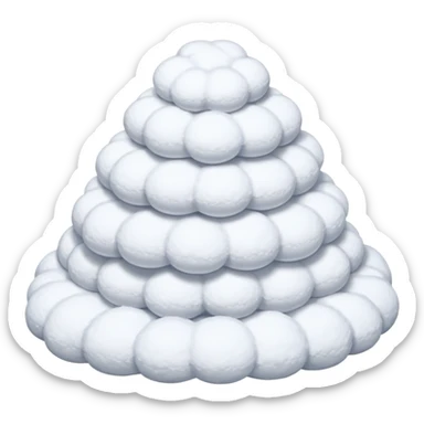  snow accumulate sticker