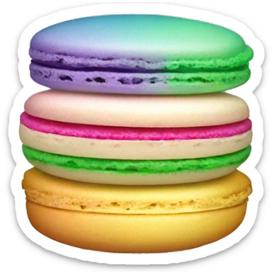 Colorful Macaron sticker