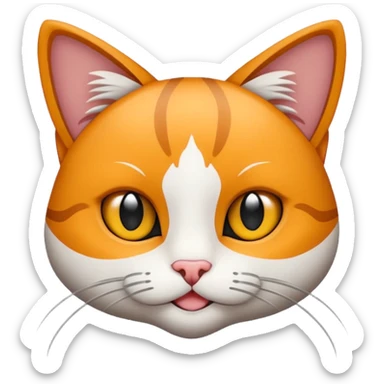 Kedi ve uçağın birleşimi sticker