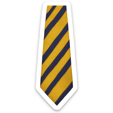 Boyscout necktie should be blue and yellow striped sticker