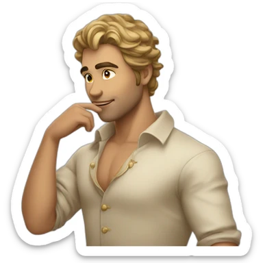 casanova flirting sticker