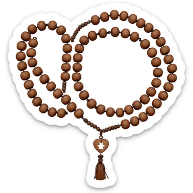 prayer beads strand sticker