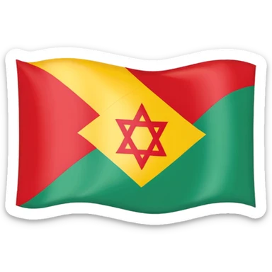 Amazigh flag sticker