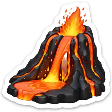 Lava sticker