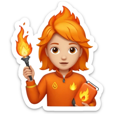 fire weilder sticker