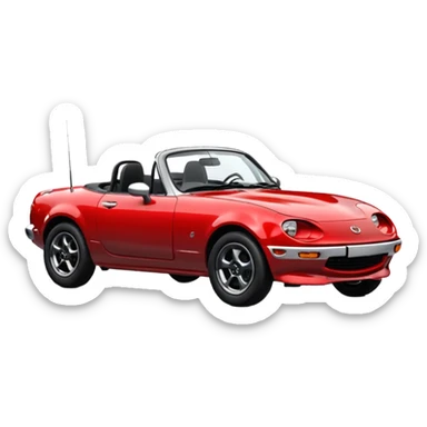 Mazda mx5 roadster 1980 sticker
