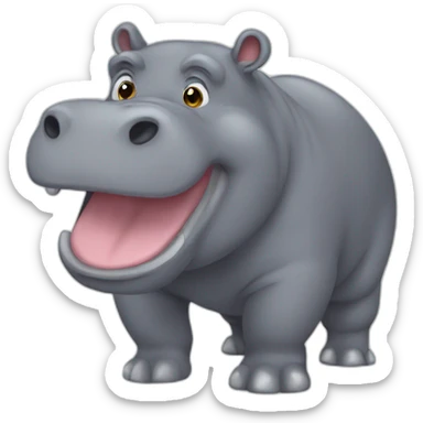 Hippopotame  sticker