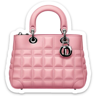 pink dior bag sticker