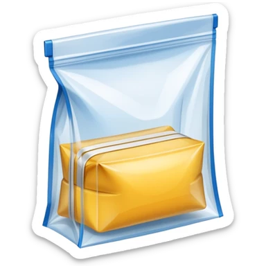 ziploc bag sticker