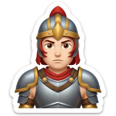 Warrior sticker