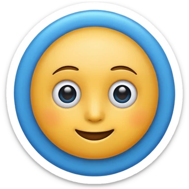 Create a verify meta parody badge  emoji with this ✅🔵 sticker