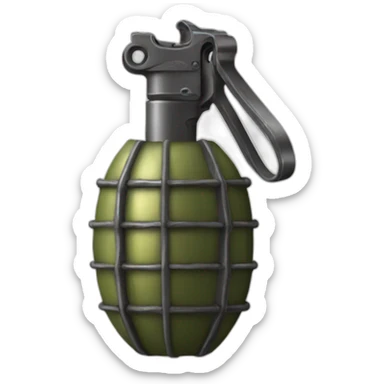 A realistic MK2 grenade. sticker