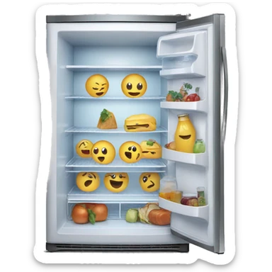 refrigerator  sticker