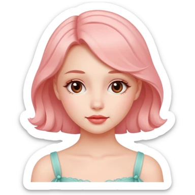 Girly femenino coquette delicado suave belleza  sticker