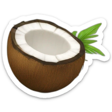 coconut sticker