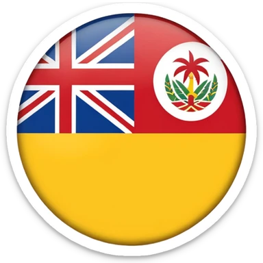 Make a emoji flag of hawaii sticker