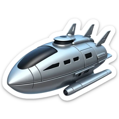 ship in space sticker