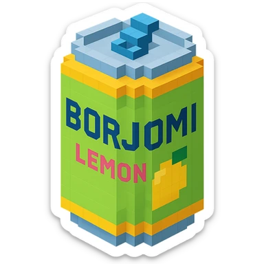 Borjomi lemonade sticker