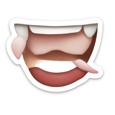 Combinación de la cara de enamorada con la cara seria ￼  sticker