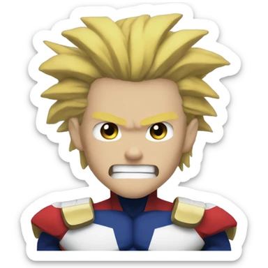 all might sticker