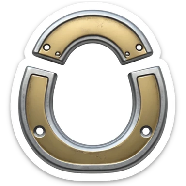 Horseshoe in small sticker