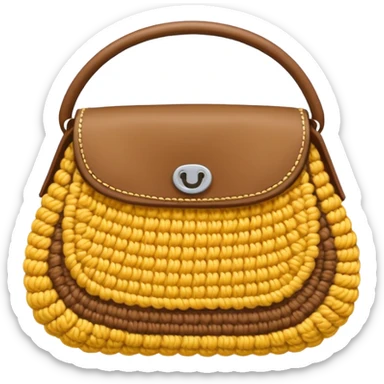 crochet bag sticker