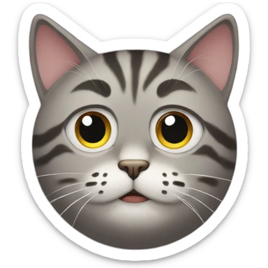 Crying-sad-lonely-cat sticker