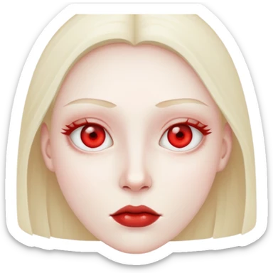 I tired person with red eyes sticker