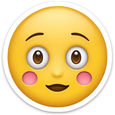 Cross eyed emoji sticker