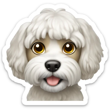 The maltipu dog sticker