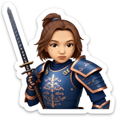 Vigilant Samurai sticker