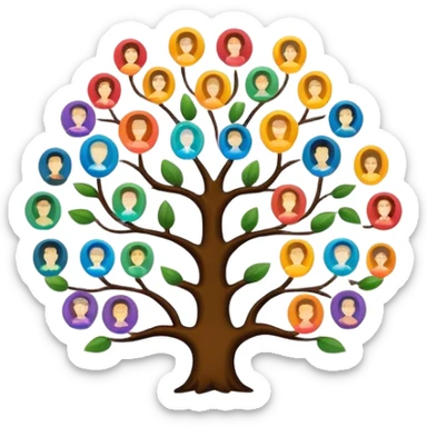 created a highly detailed but manly looking family genealogy logo with multiple colors and make sure it include the name Odlin. sticker