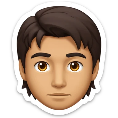 Moreno greñudo sticker