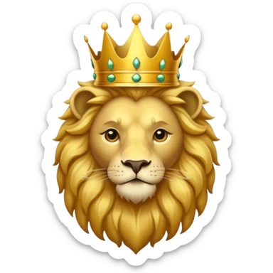  The logo features a crowned lion, The lion's crown signifies the team's aspiration to be the champions of the IPL, conveying a sense of royalty and excellence. The gold color symbolizes prestige and success, while the red background represents energy and passion.  sticker