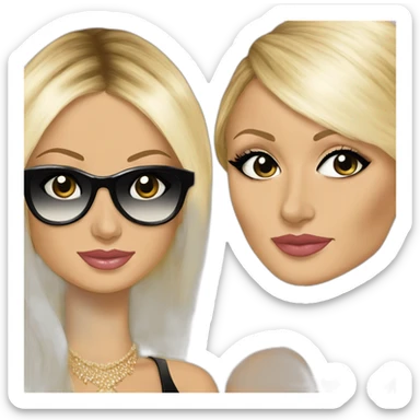 Paris Hilton and Nicole Richie sticker