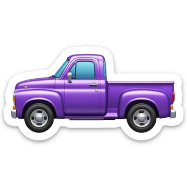purple pickup point  sticker
