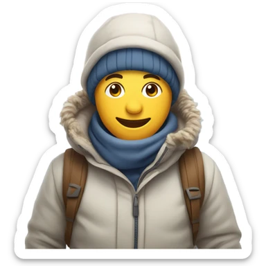 I’m in the thic of it, and everybody knows They know me where it snows. sticker