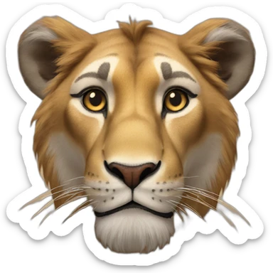 Symba from lion king sticker