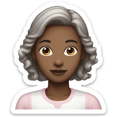 Can you make clean Girl, light pink and milky white emojis? sticker